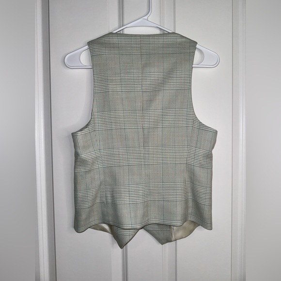 Zara Structured Plaid Vest - Picture 8 of 15